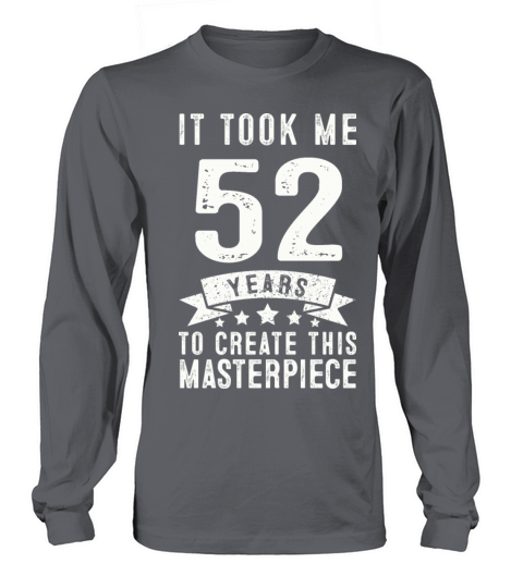 Funny 52 Years Old 1969 T Shirt 52th Birthday Gift Men's Long Sleeve