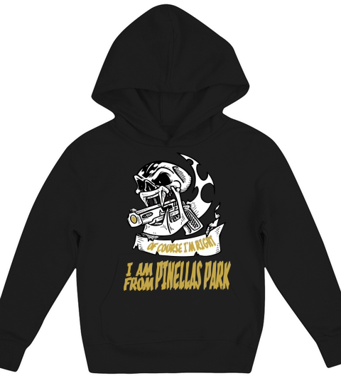Pinellas Park Of Course I am Right I am From Pinellas Park - TeeForPinellasPark Kids Hoodie