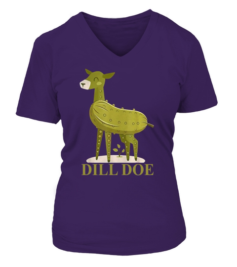 Funny Pickles V-neck T-Shirt Woman