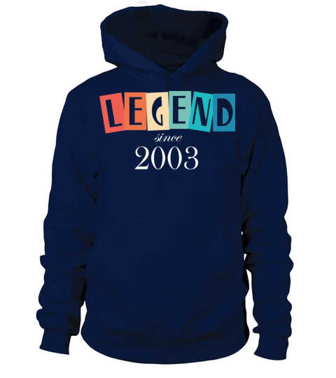 Legendary since 2003 retro Women's Hoodie