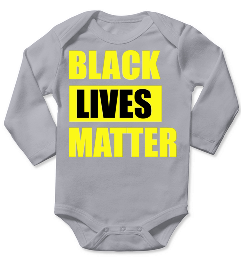 Black Lives Matter Long Sleeve Baby One-Piece