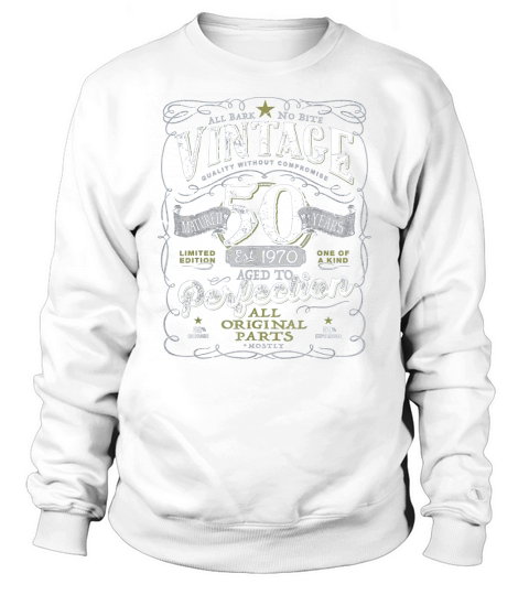 Vintage 50th Birthday Sweatshirt Unisex