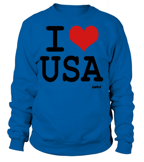 i love usa by wam Women's Sweatshirt