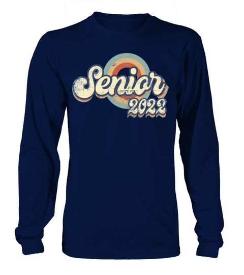 retro vintage senior 2022 Women's Long Sleeve