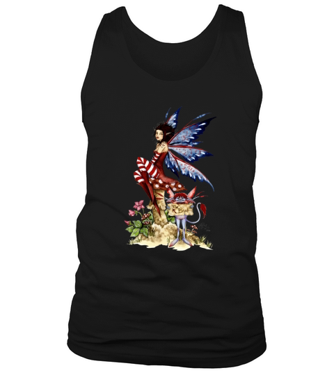 The Brat by Amy Brown Art Fairy Cute Retro Fashion Tank Top Unisex