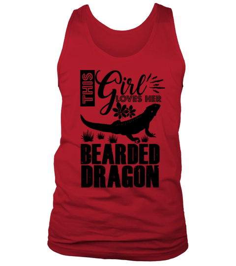 This Girl Loves Bearded Dragon Shirt Men's Tank Top