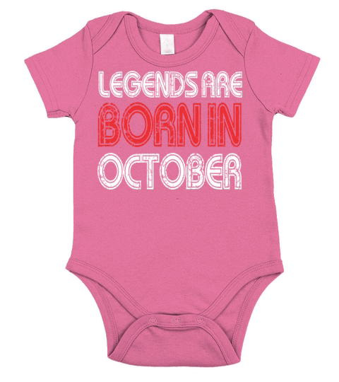 Born in October Short Sleeve Baby One-Piece