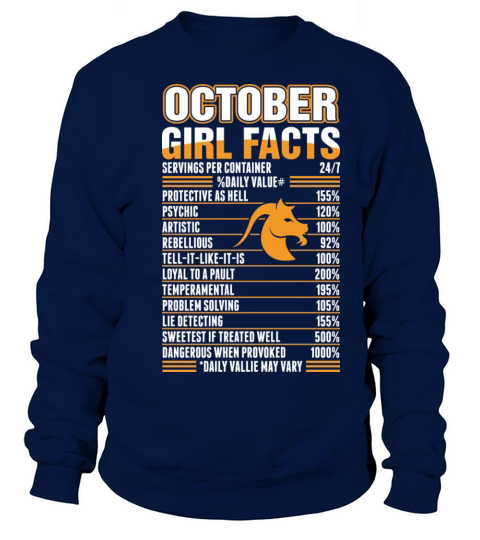October Girl Facts Capricorn Women's Sweatshirt