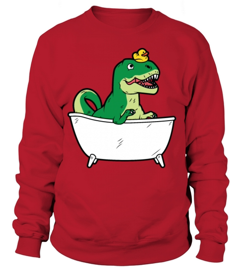 Dino in a Bathtub Women's Sweatshirt