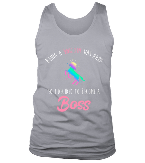 Funny Bosses Day Unicorn Boss Women Manager Men's Tank Top