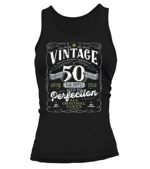 Vintage 50th Birthday Tank top Woman