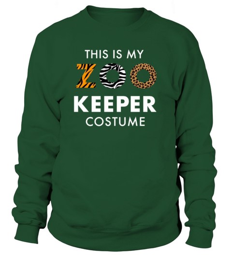 Zoo Keeper Simple Halloween Costume Women's Sweatshirt