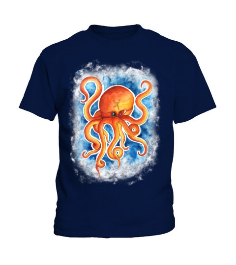 Watercolor octopus Kids T-Shirt