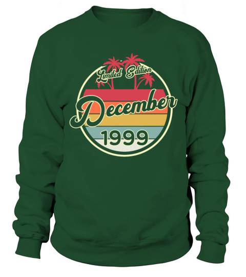 Vintage 80s December 1999 20th Birthday Gift Idea Men's Sweatshirt
