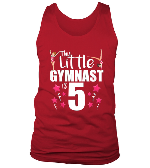 5 Year Old Gymnast Birthday Tumbling Gymnastics 5th Gift Tank Top Unisex