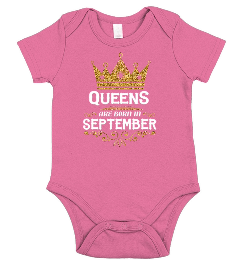 queens are born in september Short Sleeve Baby One-Piece