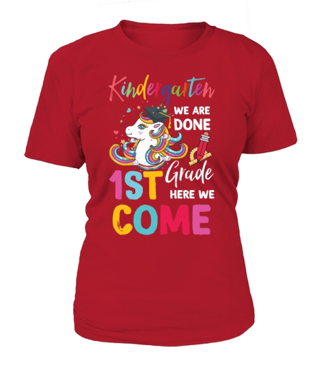 Kindergarten Graduation Magical Unicorn Gift Women's T-Shirt