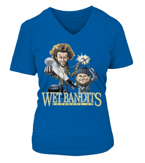 Wet Bandits Crowbars Up shirt V-neck T-Shirt Woman