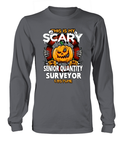 SENIOR QUANTITY SURVEYOR Scary Halloween Long sleeved Unisex