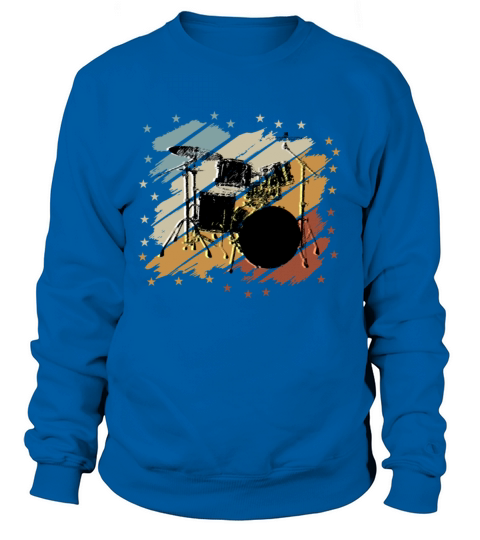 Drummer Tshirt For Drummers Musicians Rock Bass Women's Sweatshirt