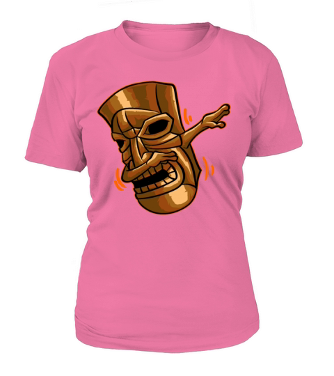 Dabbing Tiki T-Shirt Funny Hawaiian Luau Vacation Women's T-Shirt