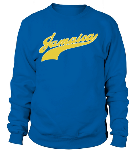 amaica Ladies Jamaica Script Font Baseball Style T Women's Sweatshirt