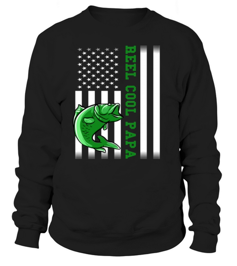 Reel Cool Papa Funny Fishing Gift Women's Sweatshirt