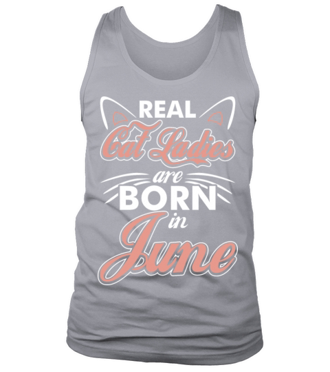 Real Cat Ladies Are Born In June Men's Tank Top
