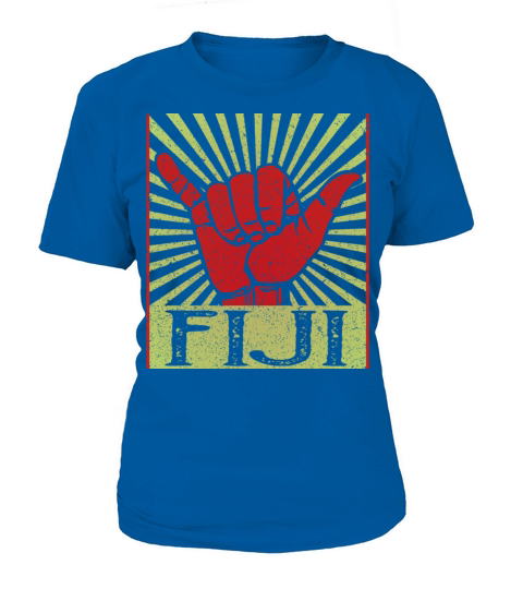 Vintage Fiji Islands Surfer Retro Souvenir Women's T-Shirt
