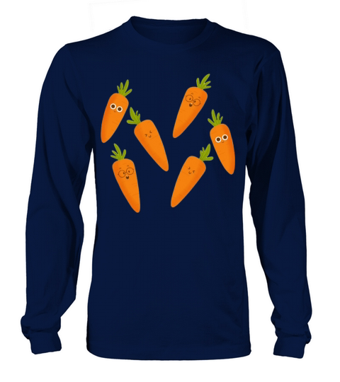 Happy Carrots funny tshirt Men's Long Sleeve