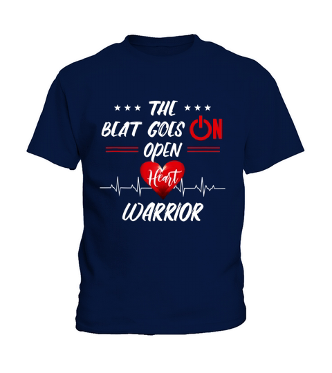 Post Heart Surgery Bypass Recovery Open Heart Warrior Kids T-Shirt