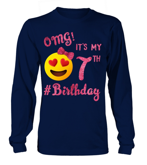It’s My 7th Birthday T-Shirt Gift Women's Long Sleeve