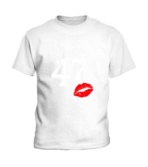 Chapter 47 Years 47th Happy Birthday Lips Kids T-Shirt