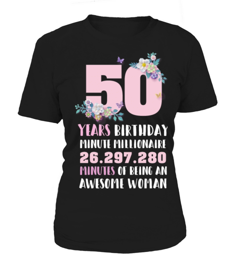 50th Birthday Gift Vintage Women T-Shirt Women's T-Shirt