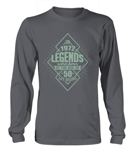 Cool gifts for 50th birthday born in 1972 Long sleeved Unisex