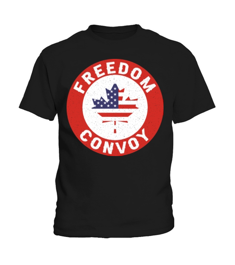 Canadian Truckers Canada Freedom Convoy 2022 Kids T-Shirt