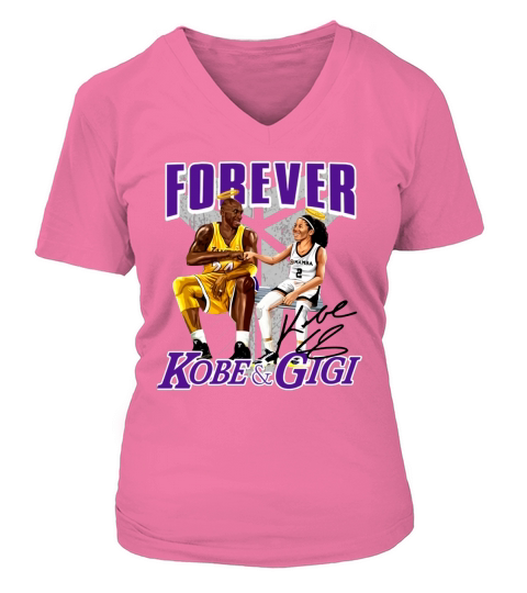 Forever Kobe And Gigi Signature - Pillow V-neck T-Shirt Woman