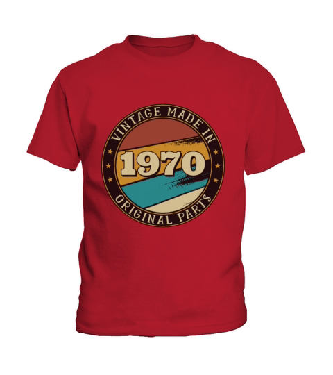 Retro Classic Born in 1970 50th Birthday Vintage Kids T-Shirt
