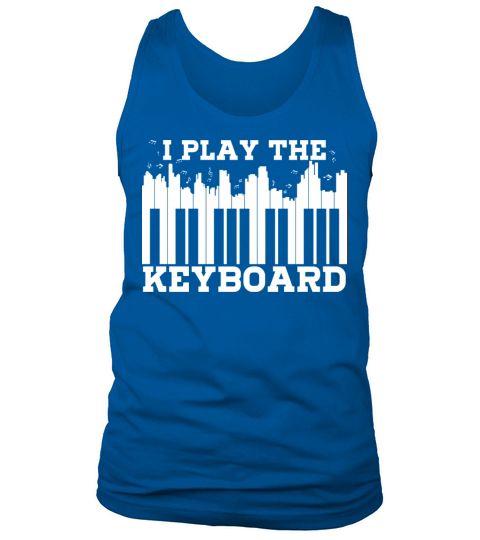 I Play Piano Keyboard for Pianist or Keyboardist Men's Tank Top