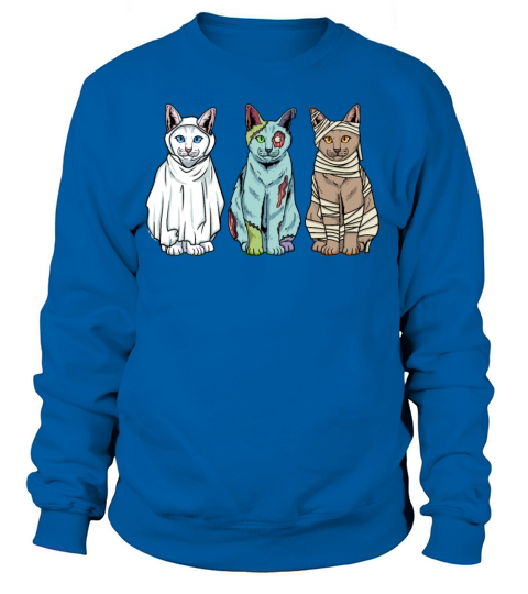 Halloween Cat Cats Women's Sweatshirt