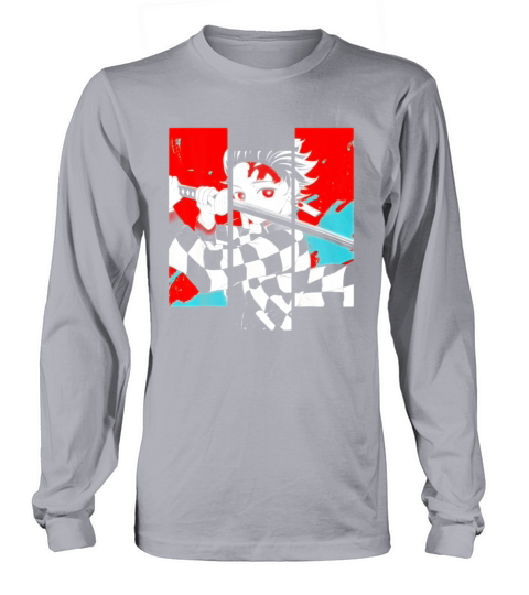 Retro Slayer Demon Anime Arts Men's Long Sleeve