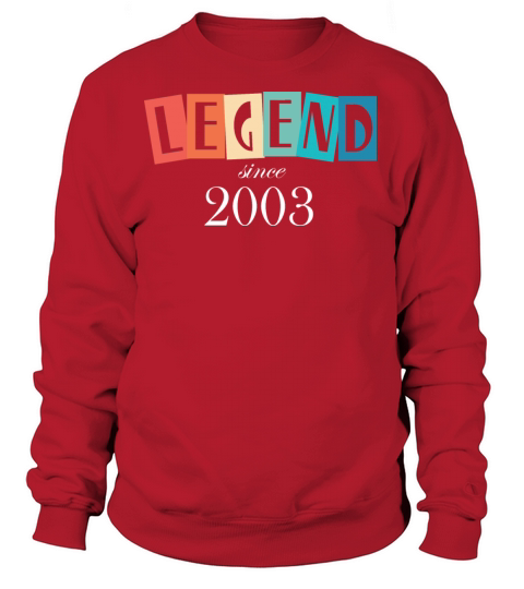 Legendary since 2003 retro Women's Sweatshirt