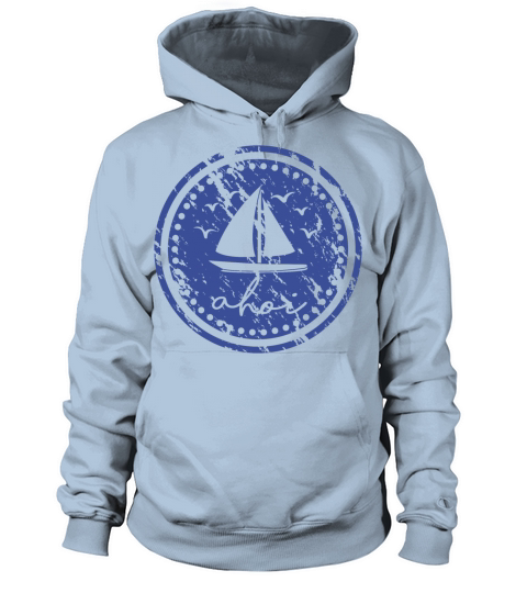 Sailboat Vintage Retro Used Look Ahoy Women's Hoodie