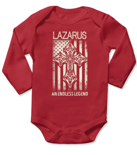 LAZARUS An Endless Legend Name Shirts Long Sleeve Baby One-Piece