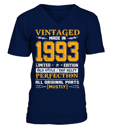Vintaged Made In 1993 Limited Editon Men's V-Neck T-shirt