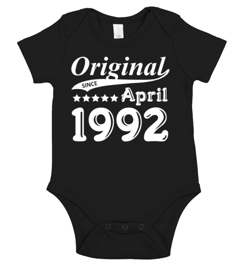 Original Since April 1992 Gift Short Sleeve Baby One-Piece