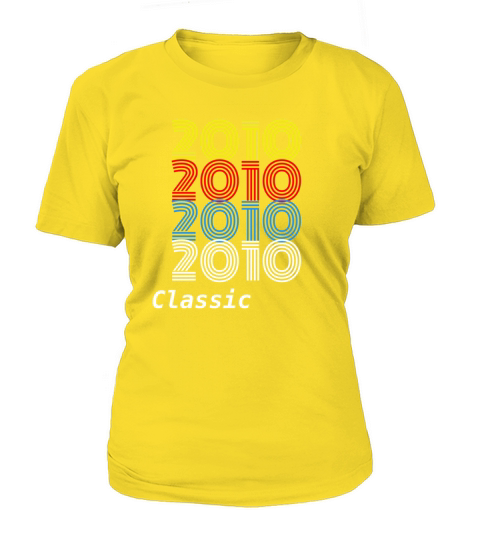 Birthday Gift Vintage 2010 T-Shirt Men Women Women's T-Shirt