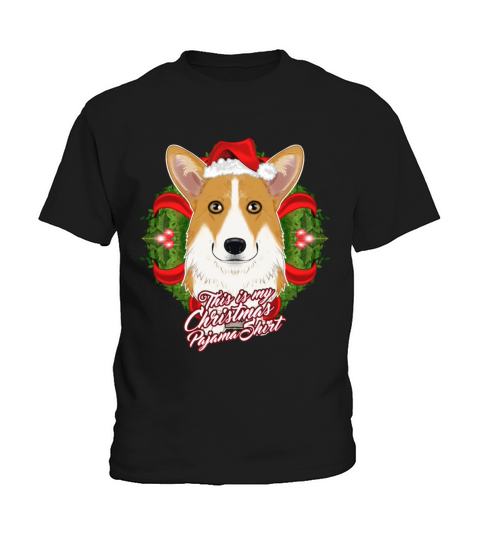 This Is My Christmas Pajama Shirt Welsh Corgi Kids T-Shirt