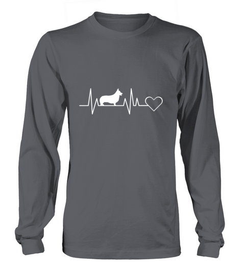 Welsh Corgi Heartbeat Gift for Men Woman Children Women's Long Sleeve