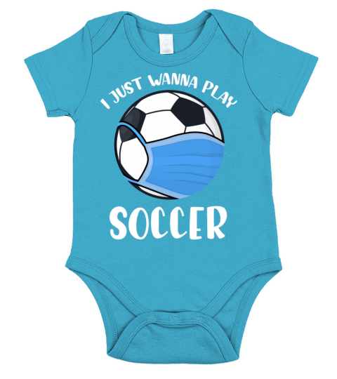 Play Soccer Face Maskball Sport Quarantine Playerg Short Sleeve Baby One-Piece